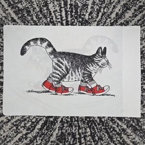 Vintage Kliban Sneaker Cat Standard Pillowcase